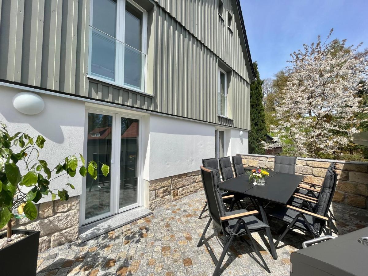 „am Sandstein“ Hébergement de vacances Papstdorf